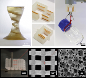 3D Printing of Hierarchical Porous Materials